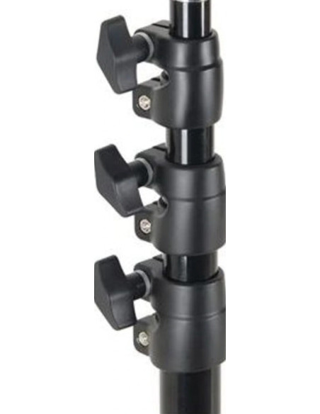 300F Light Stand Black Aluminum Stand
