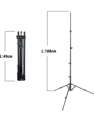 Stable 190F for studio and flash lamps