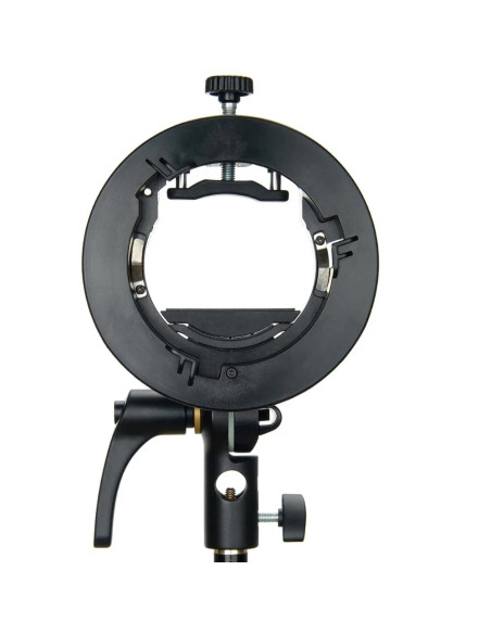 Speedlite S2 bracket for flash with Bowens connection