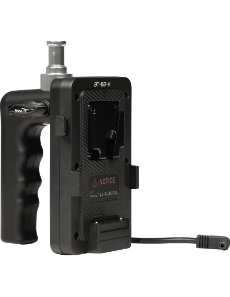 Battery Grip for V-Mount with DC connector for Strength series 60 and force 150