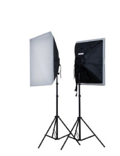 SLHK4-SB5050 Set of black photo studio equipment
