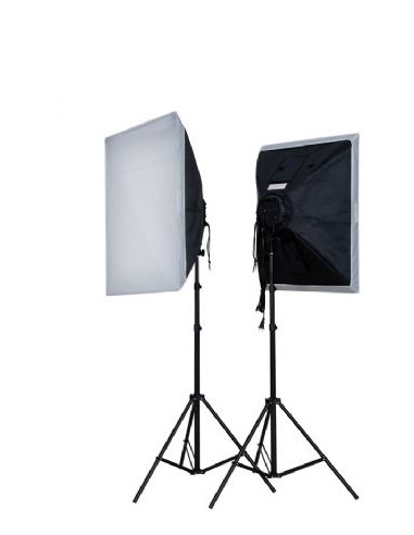 SLHK4-SB5050 Set of black photo studio equipment