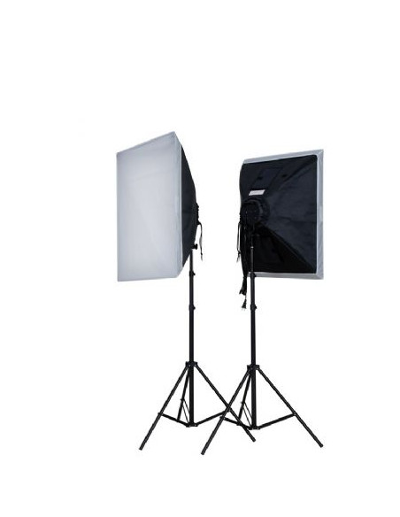 SLHK4-SB5050 Set of black photo studio equipment