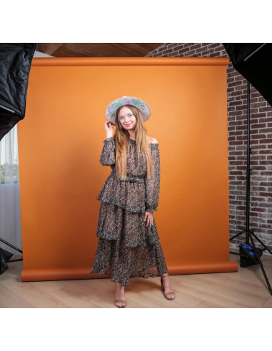 Sienna card backdrop 2.72 x 11 meters