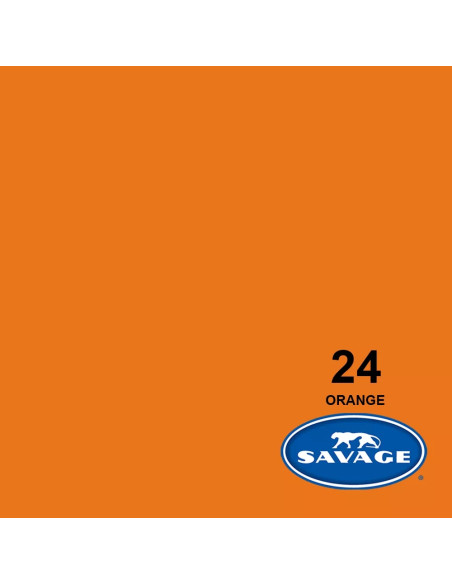 Orange card backdrop 2.72 x 11 meters