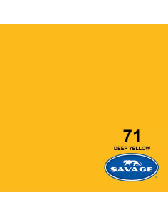 Backdrop in yellow cardboard Deep 2.72 x 11 meters