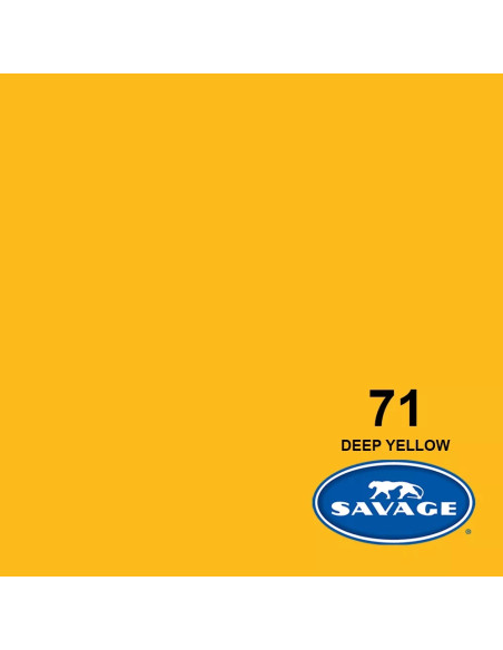Backdrop in yellow cardboard Deep 2.72 x 11 meters
