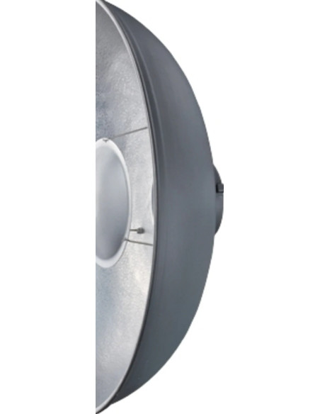RF-550C BEAUTY DISH black, 550 mm silver