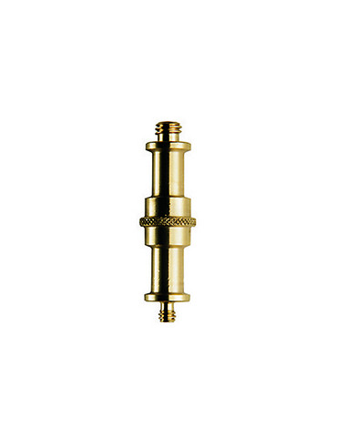 Spigot double male attack with 1/4 '' - 3/8 'threads