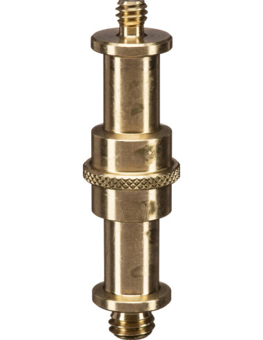 Spigot double male attack with 1/4 '' - 3/8 'threads
