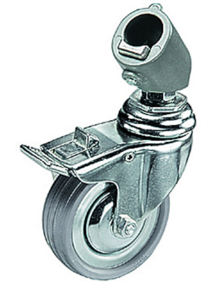 110 sets 3 wheels with 75mm brake with adapter