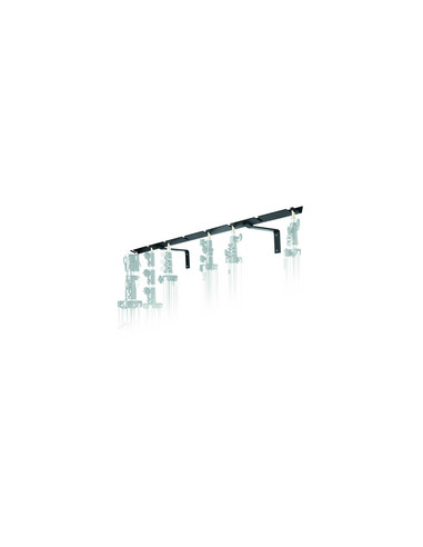 027 Black stand-up wall shelf
