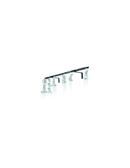 027 Black stand-up wall shelf