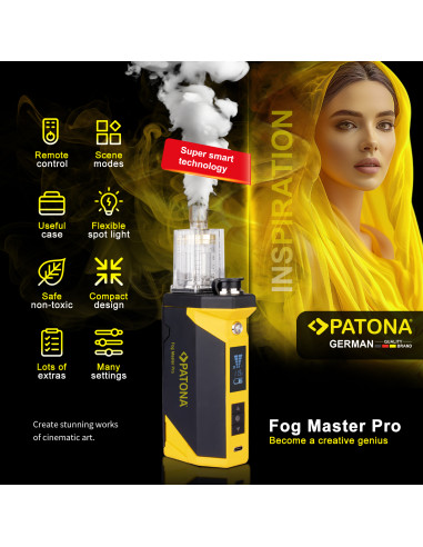 FOG Master Pro - Machine set for portable smoke with accessories and custody