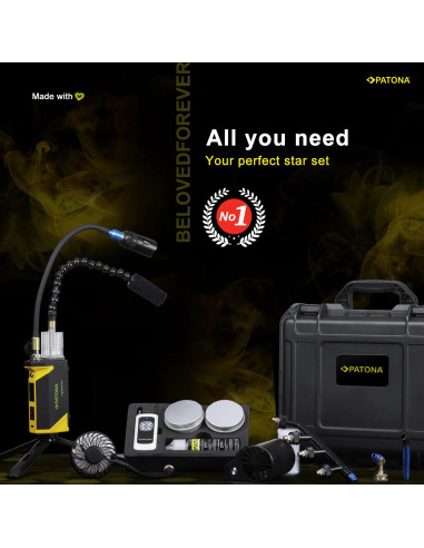FOG Master Pro - Machine set for portable smoke with accessories and custody