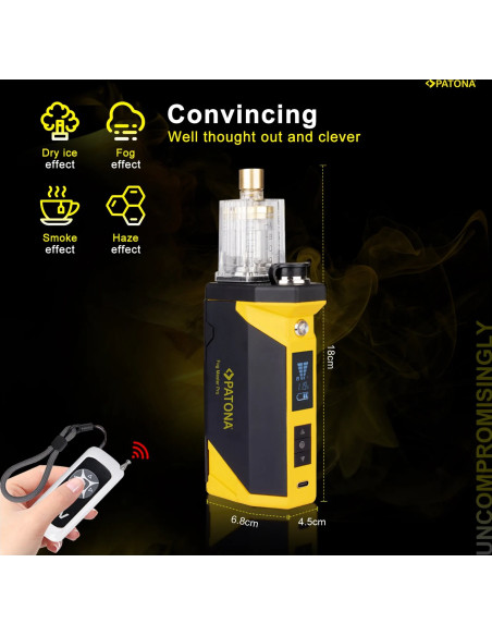 FOG Master Pro - Machine set for portable smoke with accessories and custody