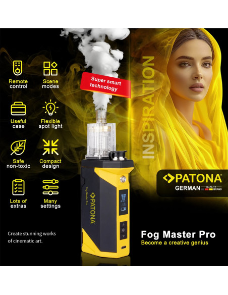 FOG Master Pro - Machine set for portable smoke with accessories and custody