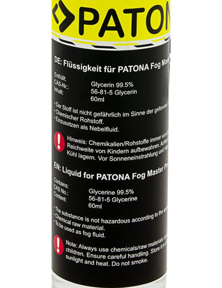 Replacement liquid for smoke machine FOG Master Pro 60ML