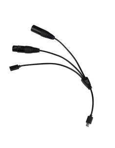 CB-DMX-USB-1/3 Splitter cable or splitter combiners for black cable