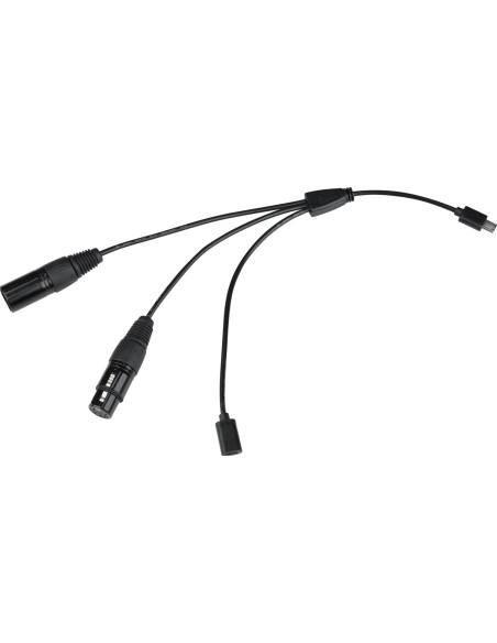 CB-DMX-USB-1/3 Splitter cable or splitter combiners for black cable