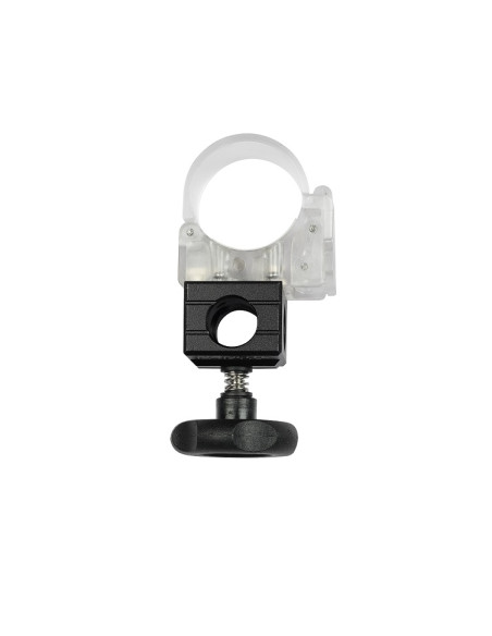 Clip for tube light with 2-way baby pin receiver