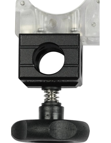 Clip for tube light with 2-way baby pin receiver