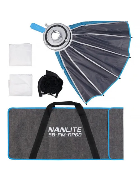 Rapid 60 FM Parabolic Softbox with grid for strength 60-150, FS60B, FC60B-120