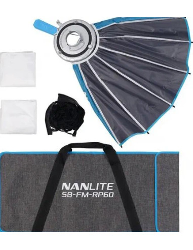Rapid 60 FM Parabolic Softbox with grid for strength 60-150, FS60B, FC60B-120