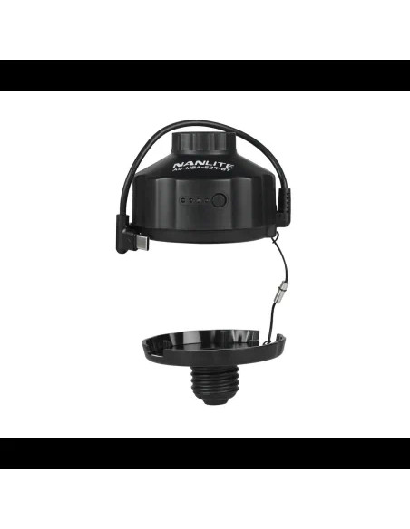 Adapter with 4000mAh battery and magnetic base for PavoBulb