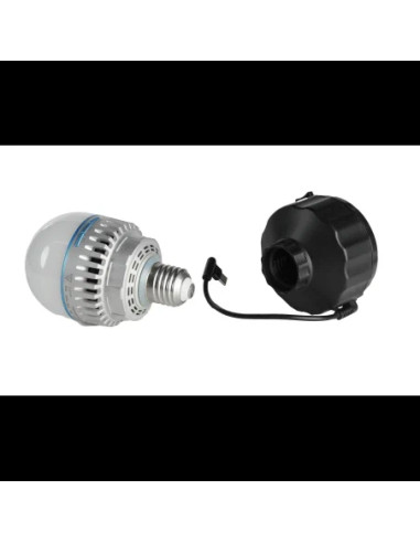 Adapter with 4000mAh battery and magnetic base for PavoBulb