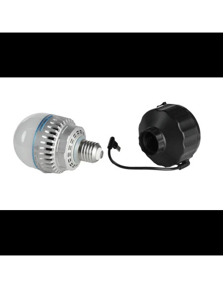 Adapter with 4000mAh battery and magnetic base for PavoBulb