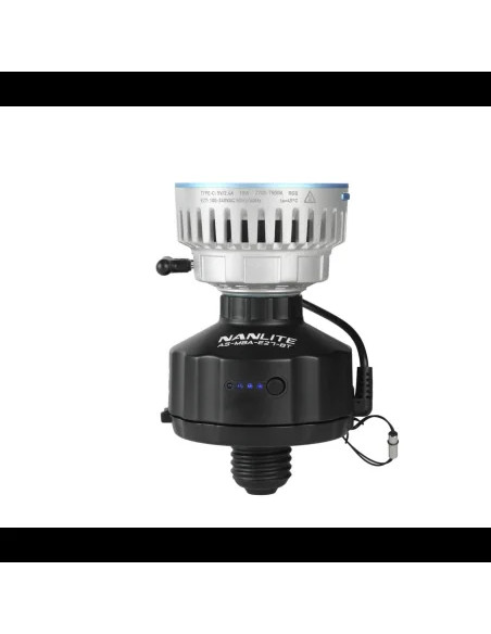 Adapter with 4000mAh battery and magnetic base for PavoBulb