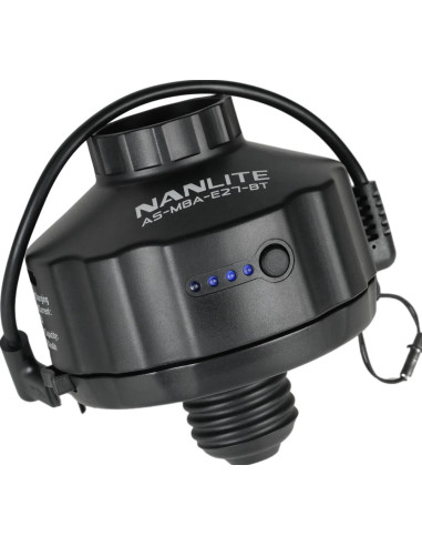 Adapter with 4000mAh battery and magnetic base for PavoBulb