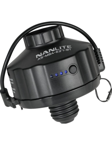 Adapter with 4000mAh battery and magnetic base for PavoBulb