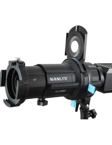 Projector with FM connection for strength 60/150 and FS-60 with 19 ° PJ-FMM-19 lens