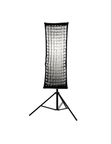Grill for asymmetrical softbox 45 × 110 cm Bowens black