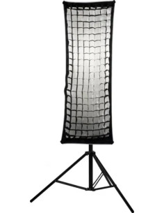 Grill for asymmetrical softbox 45 × 110 cm Bowens black 2