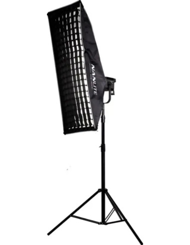 Grill for asymmetrical softbox 45 × 110 cm Bowens black