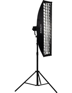 Grill for Softbox Strip 30 × 140cm black 2