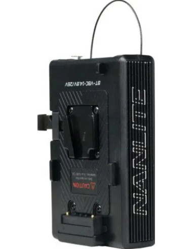 V-Mount adapter for 14.8 V to 26 V batteries