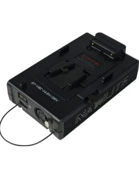 V-Mount adapter for 14.8 V to 26 V batteries