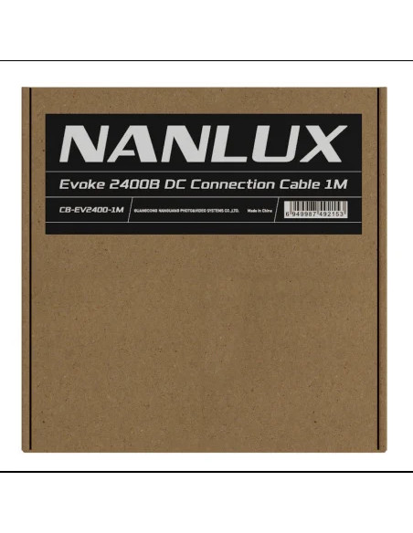 NanLux CB-EV2400-1M DC connection cable for EVOKE 1200B from 1mt