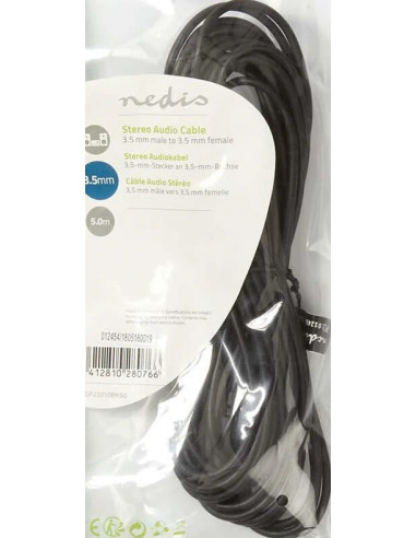 NEDIS CAGP22050BK50 AUDIO cable 5 m 3.5mm Black
