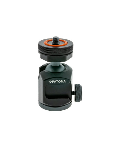 1435 Head for aluminum black tripod 1/4 "ball (shape)