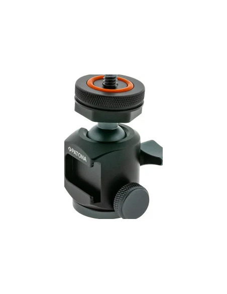 1435 Head for aluminum black tripod 1/4 "ball (shape)