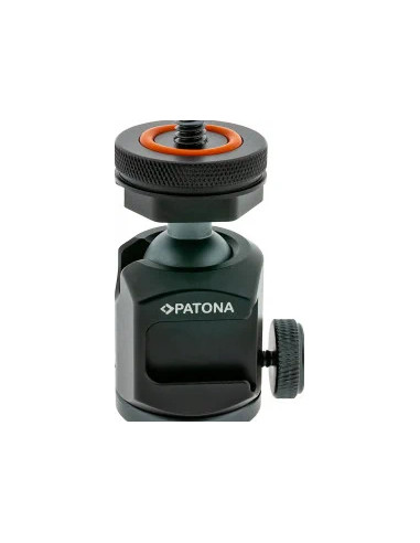 1435 Head for aluminum black tripod 1/4 "ball (shape)