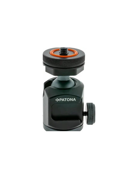 1435 Head for aluminum black tripod 1/4 "ball (shape)