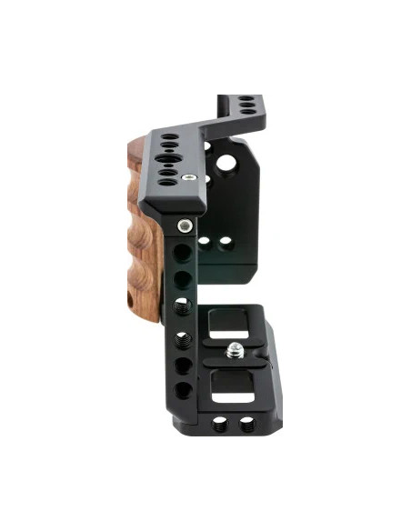 Cage Sony ZVE-10 Cameras Case 1/4, 3/8 "Black, Wood