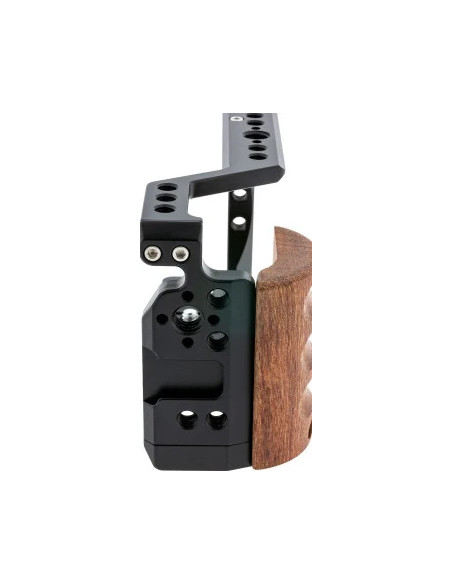 Cage Sony ZVE-10 Cameras Case 1/4, 3/8 "Black, Wood