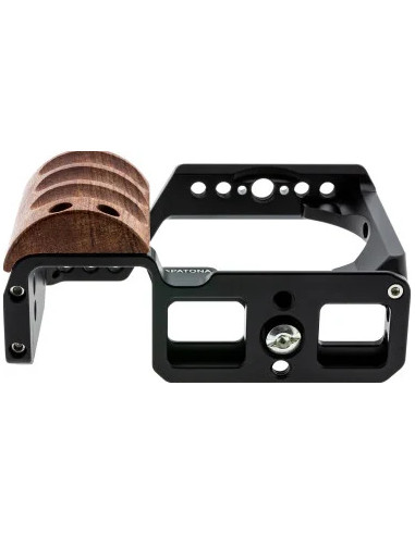 Cage Sony ZVE-10 Cameras Case 1/4, 3/8 "Black, Wood